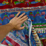 Patriotic Frog Fabric Panel - 38" x 44"
