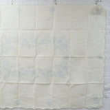 Vintage Linen Tablecloth, Stamped for Embroidery Floral Motif - 56" x 76"