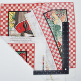 Cow + Barn Print Fabric Panel - 18" x 36"
