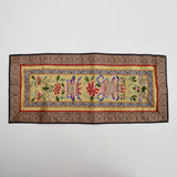 Vase + Floral Satiny Woven Table Runner - 10" x 24"