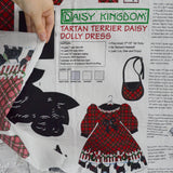 Daisy Kingdom Cut and Sew Tartan Terrier Daisy Dolly Dress Fabric Panel - 34" x 40"