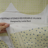Stepping Stones Reversible Valance Cut and Sew Fabric Panel - 36" x 56"