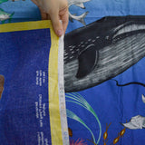 Ocean Print Fabric Panel - 35" x 44"