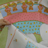 Daisy Kingdom Honey Bear Sunsuit Cut and Sew Fabric Panel - 36" x 60"