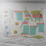 Daisy Kingdom Honey Bear Sunsuit Cut and Sew Fabric Panel - 36" x 60"