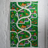 Neighborhood Map Fabric Panel - 44" x 74"