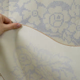 Paragon Needlecraft Cross Stitch Rose Assisi Print Polyester/Rayon Tablecloth, Stamped for Embroidery - 60" x 82"