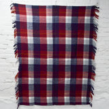 Red, White + Blue Faribo Plaid Fleece Blanket - 44" x 56"