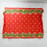 Red, White + Green Christmas Tablecloth - 58" x 84"