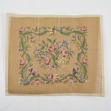 Floral Hand-Painted Needlepoint Canvas