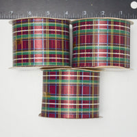 Plaid Ribbon - 3 Spools