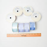 Pastel Chiffon Striped Ribbon - 8 Spools