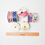 Holiday Patterned Ribbon Bundle - 6 Spools