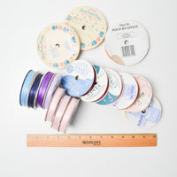 Rainbow Picot Edge Ribbon Bundle - 16 Spools