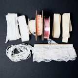 White + Pink Ribbon Bundle