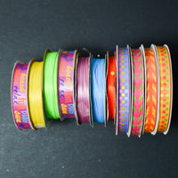 Colorful + Patterned Ribbon Bundle - 15 Spools