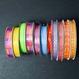 Colorful + Patterned Ribbon Bundle - 15 Spools