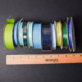 Green + Blue Ribbon Bundle - 11 Spools