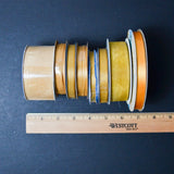 Golden Ribbon Bundle - 8 Spools