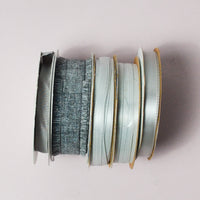 Gray Ribbon Bundle - 5 Spools