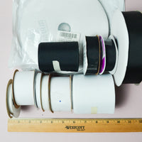 Black + White Grosgrain Ribbon Bundle - 11 Spools
