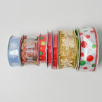 Christmas + Winter Sparkly Ribbon - 7 Spools