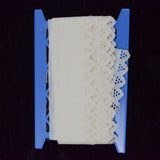 Off-White Scallop Grape-Shaped Eyelet Lace Trim - 1 Spool