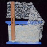 Off-White + Blue Lace Trim - 1 Spool