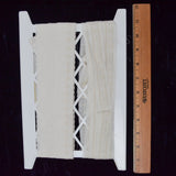 Off-White Floral Embroidered Eyelet Trim - 2 Patterns on 1 Spool