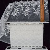 White Leaf Lace Trim