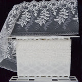 White Leaf Lace Trim