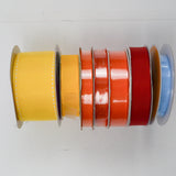 Red, Orange + Yellow Ribbon - 7 Spools