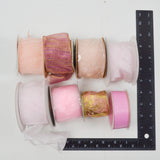 Light Pink Ribbon Bundle - 8 Rolls