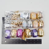 Metallic Gift Ribbon Bundle - 14 Rolls + Extra Ribbon