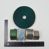 Green + Gold Ribbon Bundle - 5 Rolls