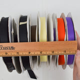 Black + Colorful Grosgrain Ribbon Bundle - 8 Rolls