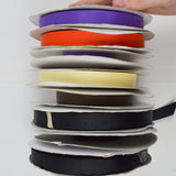 Black + Colorful Grosgrain Ribbon Bundle - 8 Rolls