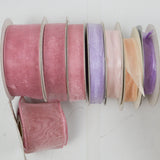Pink + Purple Organza Ribbon Bundle - 8 Rolls