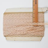 Light Pinkish-Beige Triangle Lace Trim - 1 Spool