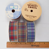 Plaid Ribbon - 5 Spools