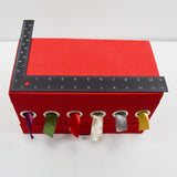 Satin Ribbon in Red Ribbon Dispenser Box