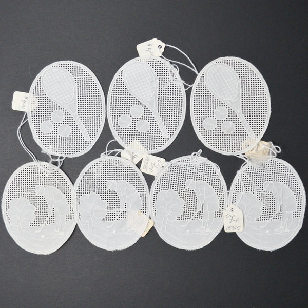 Golf + Tennis Doilies - Set of 7