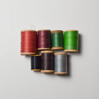 Green + Brown Cotton Glace Carpet + Buttonhole Thread Bundle - 7 Spools Default Title