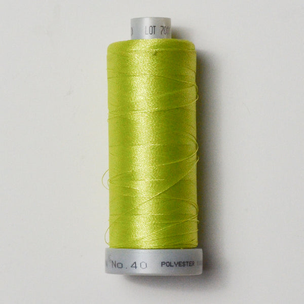 Neon Yellow-Green 1940 Madeira Polyester Polyneon 40 wt. Thread - 1000m Spool Default Title