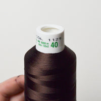 Brown 1129 Madeira 40 wt. Machine Embroidery Thread - 5000m Spool Default Title