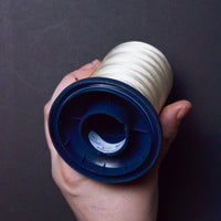 Eggshell White 2343 Robison-Anton Rayon 40 wt. Machine Embroidery Thread - 5500 Yd Spool Default Title