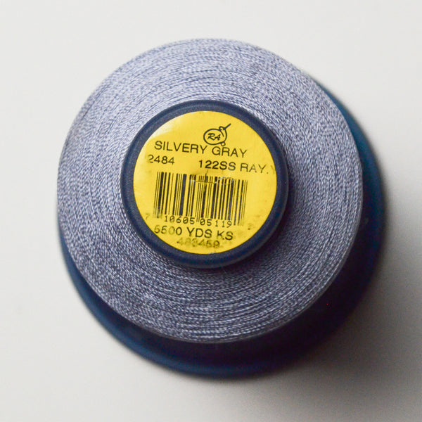 Silvery Gray 2484 Robison-Anton Rayon 40 wt. Machine Embroidery Thread ...