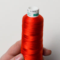 Red 1146 Madeira 40 wt. Machine Embroidery Thread - 5000m Spool Default Title
