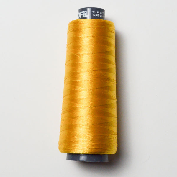Yellow ECOFIL 40 wt. Machine Embroidery Thread - 5000m Spool Default Title