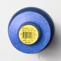 Blue Pro Brilliance 2619 Robison-Anton Rayon 40 wt. Machine Embroidery Thread - 5500 Yd Spool Default Title